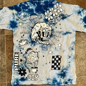 NEVER GROW UP TIE DYE TEE